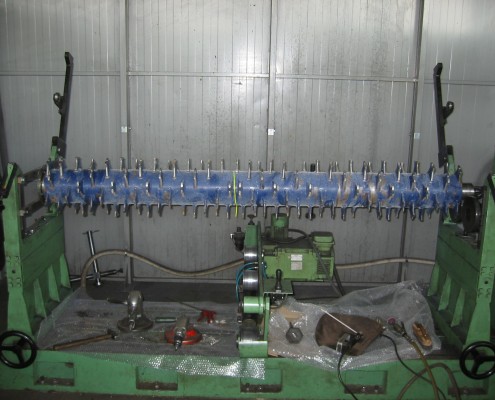 Redressage et équilibrage d'une fraise à neige