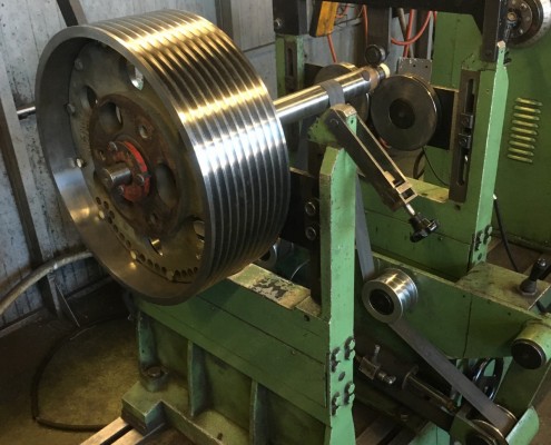 Equilibrage dynamique d'une poulie d'entrainement