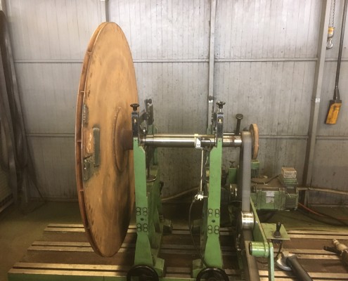 Equilibrage dynamique d'une turbine de ventilation de diamètre 1300 mm