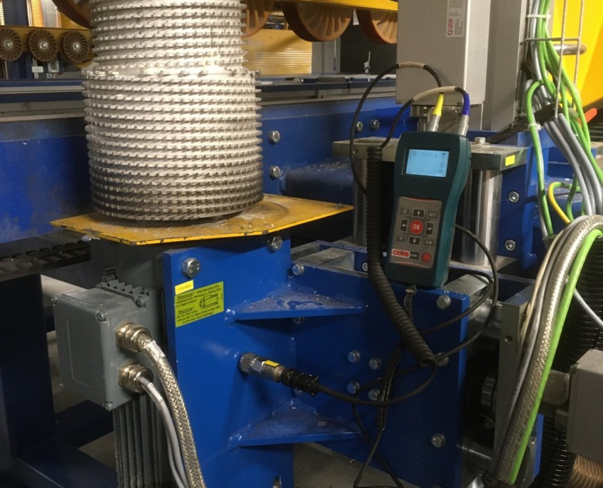 Equilibrage sur site d'une fraise