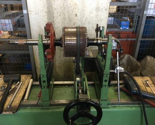 Equilibrage dynamique d'un rotor demi-clavette