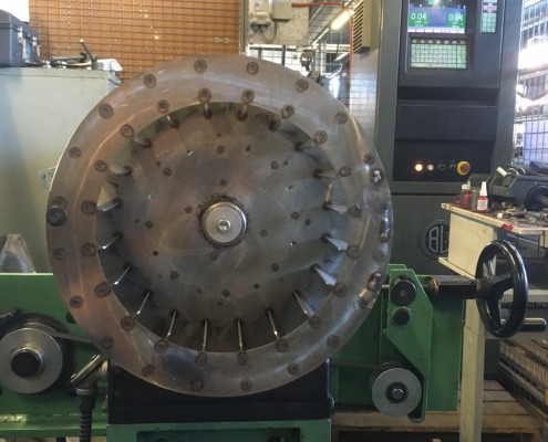 Equilibrage dynamique d'une turbine de ventilation