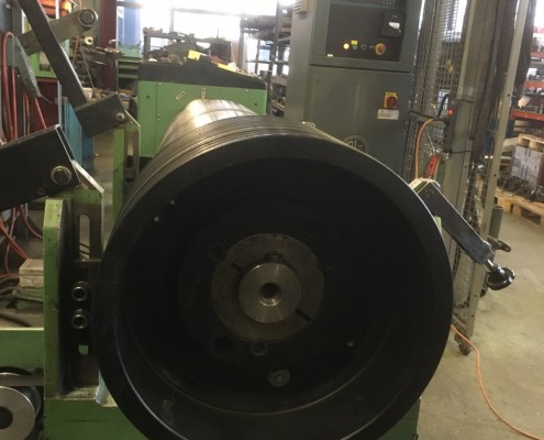 Equilibrage dynamique d'un rotor avec poulie d'entrainement