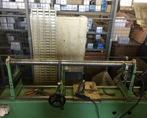 Redressage et équilibrage d'un arbre d'entrainement