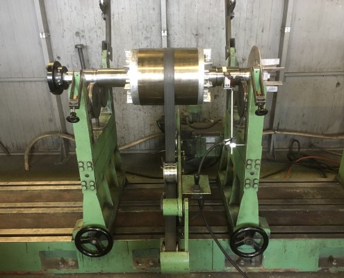 Equilibrage dynamique d'un rotor avec accouplement et hélice de refroidissement