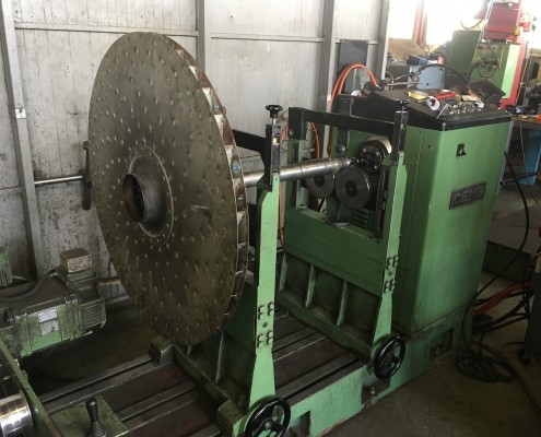 Equilibrage dynamique d'une turbine de ventilation