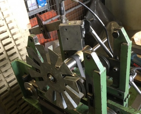 Equilibrage d'une hélice de ventilation