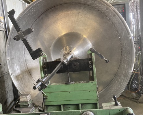 Equilibrage dynamique d'un panier de centrifugeuse