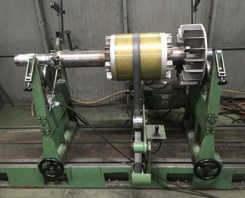 Equilibrage dynamique d'un rotor et turbine de refroidissement