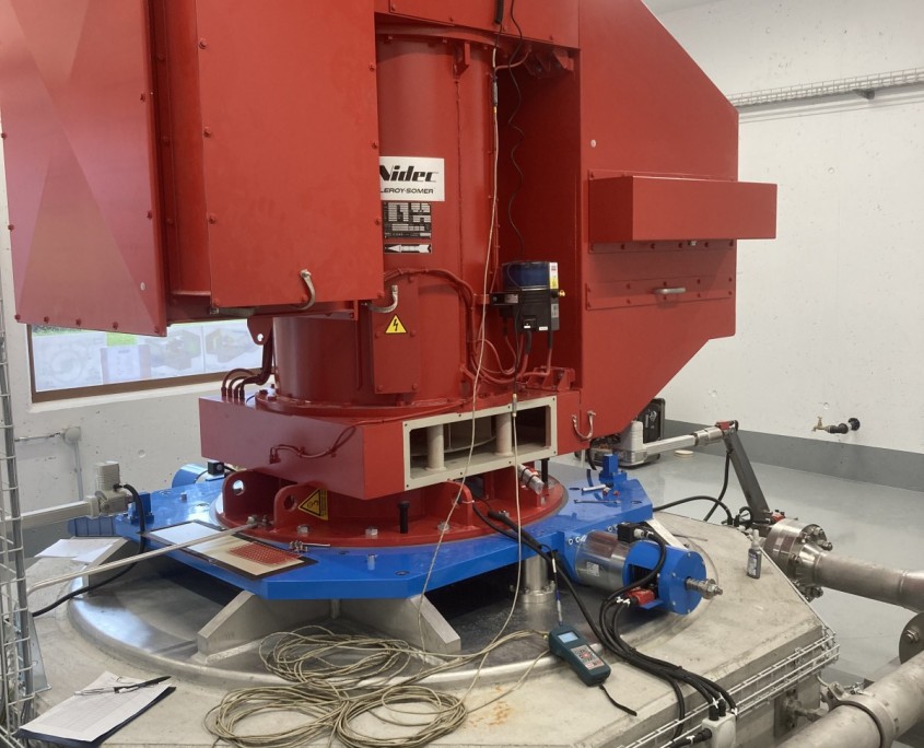 Equilibrage sur site d'un générateur d'une Microcentrale hydrauélectrique