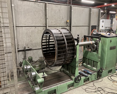 Equilibrage dynamique d'une turbine de ventilation