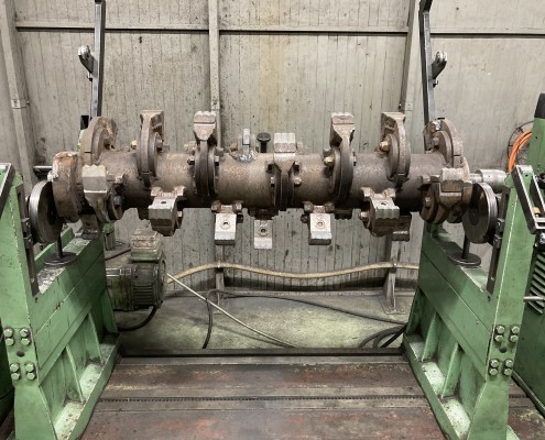 Equilibrage dynamique d'un rotor de broyeur forestier